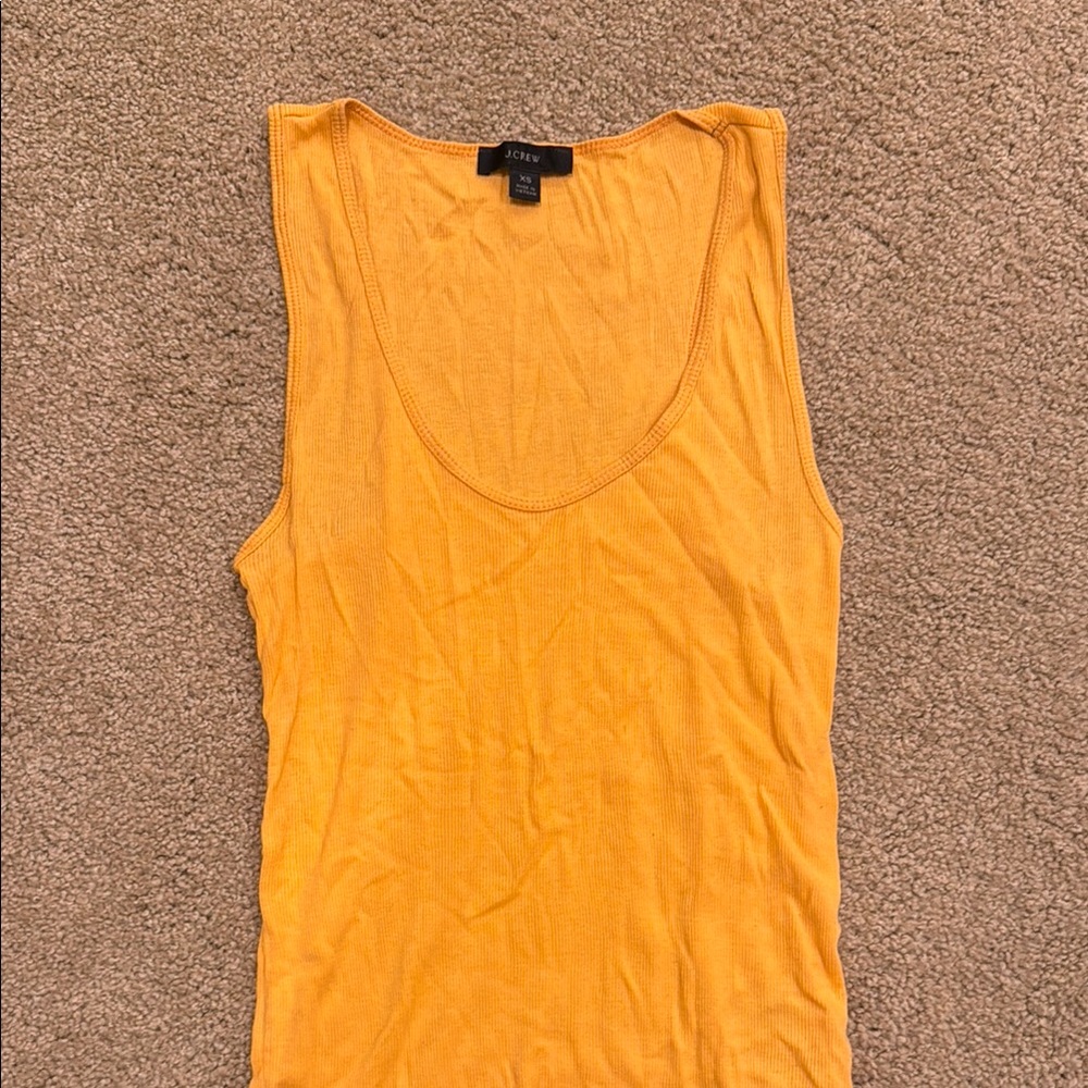 J. Crew Women's Orange Tank Top